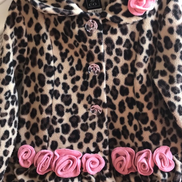 Mack & Co. Leopard Print Fleece Jacket - Picture 3 of 5